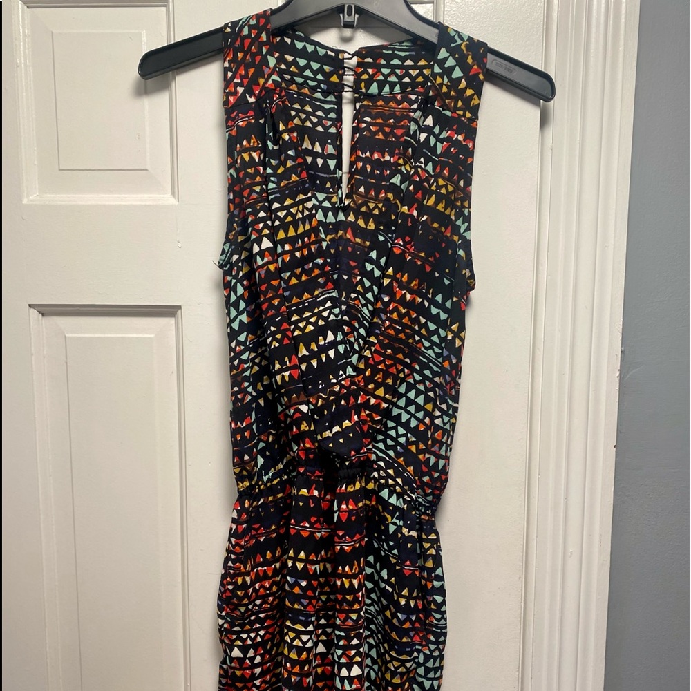 BCBGMaxAzria Geo Print Romper